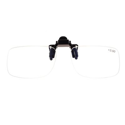 Wonolo Reading Glasses Clip On Flip Up Magnifying Reading Glasses Magnifiers Lenses Readers Unisex (3.0 x)
