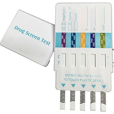 5 Panel Generic Multi Drug Urine Dip Card Test Kit (COC/THC/OPI/AMP/PCP)(Multiple Quantities)(25)