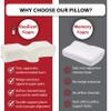 Therapeutica Lite Cervical Orthopedic Foam Sleeping Pillow; for Neck, Shoulder, and Back Pain Relief; Helps Spinal Alignment; Back and Side Sleeping, Medium Firm - Petite view 4