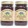 Amish Homemade Style Muscadine Jelly 2-19 Oz Reusable Jars All Natural Non-GMO No Preservatives view 1