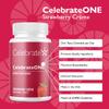 Celebrate Vitamins CelebrateONE Chewables, Iron Free - Once Daily Bariatric Multivitamin, Essential Vitamins & Minerals - Gastric Bypass & Sleeve Gastrectomy Supplement - Strawberry Creme (30 Tablets) view 2