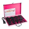 NICECHOOSE Hot Stones Massage Kit, 20Pcs Portable Smooth and Natural Basalt Hot Rocks Set Massage Stone Warmer with Heater Box for Spa Body Relaxing Massage Therapy view 1