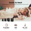NICECHOOSE Hot Stones Massage Kit, 20Pcs Portable Smooth and Natural Basalt Hot Rocks Set Massage Stone Warmer with Heater Box for Spa Body Relaxing Massage Therapy view 4