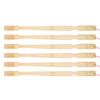 BambooMN 25 Inch Bamboo Wooden Shoe Horn Long Handle for Seniors, Men, Women, 6 Pieces view 1