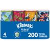 Kleenex Perfect Fit Facial Tissues, 4 Cannisters, 50 Tissues per Can, 2-Ply (200 Total), Packaging May Vary view 1