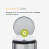 simplehuman CW0286 code H Custom Fit Bin Liner Bulk Pack, Clear Plastic (3 Pack of 20, Total 60 Liners) view 4