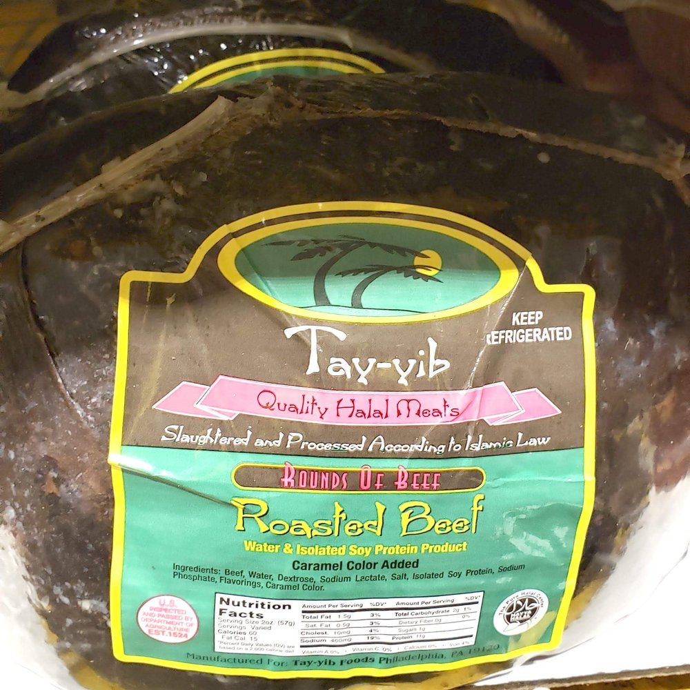Tay-yib Halal Roasted Beef ~ 6.5lb to 6.9lbs Caramel Color Added