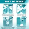 Med Spec ASO Ankle Stabilizer (Large, White) Lace Up Ankle Brace for Sprained Ankle and Peroneal Tendonitis, Orthopedic Ankle Support for Men, Women, Adults, Teens and Kids, Sports Injury Recovery, 264005 view 4