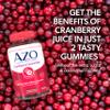AZO Cranberry Urinary Tract Health Gummies Dietary Supplement 2 Gummies = Glass Cranberry Juice Helps Cleanse Protect Natural Berrylicious Flavor Gummies, Non-GMO, 40 Count view 4