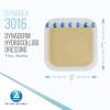 Dynarex DynaDerm Hydrocolloid Dressings, Sterile Moist Bandages Used for All Kinds of Wounds, 6" x 6", Thin & Latex-Free, Peel-Down Patches - 1 Box of 5 Dressings (Packaging May Vary) view 2