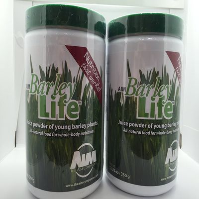 AIM BarleyLife - Family Size (12.7 oz) Barley Grass Powder (2)