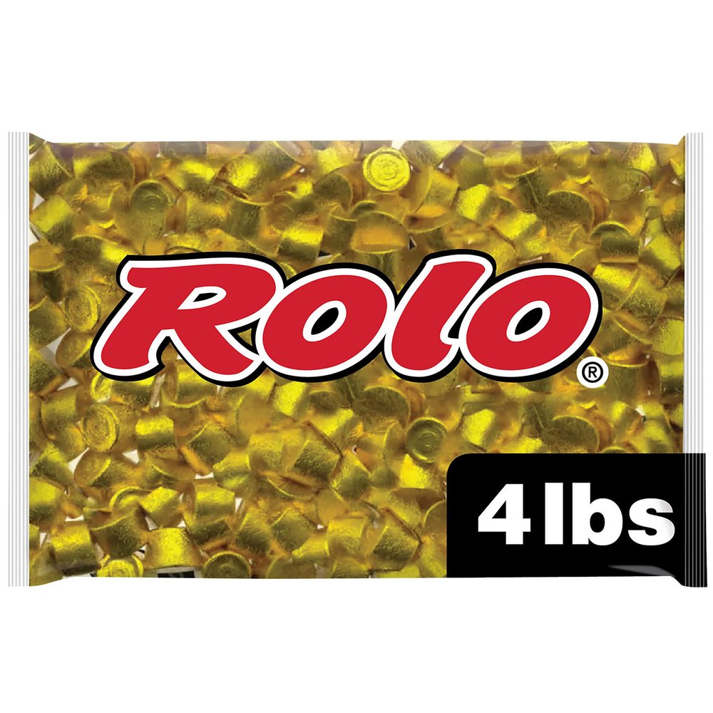 ROLO Rich Chocolate Caramels Candy Bulk Bag, 66.7 oz