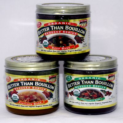 Better Than Bouillon Organic Chicken , Beef and Vegetable Base, 16 Ounce, 3 Pack