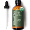 Eve Hansen Organic Eucalyptus Essential Oil 4oz | Topical & Aromatherapy | Sauna Essential Oil view 1