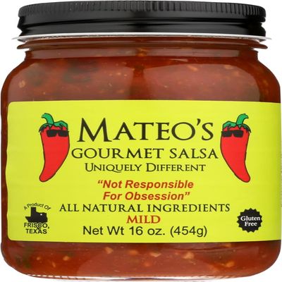 Mateo's Gourmet Salsa 16 Oz (Pack of 2) (Mild) by Mateo's
