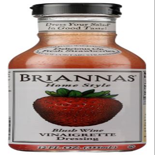 Brianna's Blush Wine Vinaigrette, 12-Ounce Bottles (Pack of 6) by Brianna's