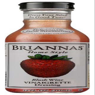 Brianna's Blush Wine Vinaigrette, 12-Ounce Bottles (Pack of 6) by Brianna's