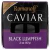 Romanoff Caviar, Black Lumpfish, 2 Oz., (Pack of 3) by T. Marzetti view 1