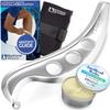 Professional Muscle Scraper Tool  Medical-Grade 304 SS IASTM & Gua Sha Scraping Tool  Ergonomic Fascia Mobilization Instrument for Soft Tissue Massage & Manual Bodywork  Emollient Balm Included view 1