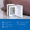 A&D Medical Essential One Wrist Blood Pressure Monitor for Home Use, UB-543, BP Adjustable Cuff (5.3-8.5"/13.5-21.5 cm), 2 Users, One Button Operation, 60 Reading Memory, Carrying Case, 2 AAA Battery view 2