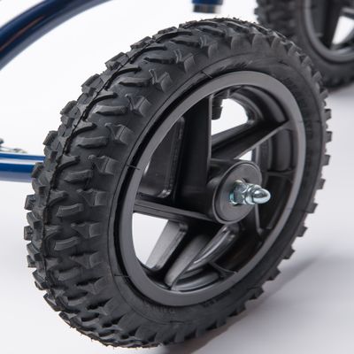 KneeRover Knee Walker 12 inch Replacement Pneumatic Wheel for All Terrain Knee Rover - Knee Scooter Accessory Part Includes Bearings Tire and Tube and Fits KneeRover FUSION, QUAD, PRO, All Terrain