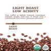 2LB Subtle Earth Organic Coffee - Light Roast - Whole Bean Coffee - 100% Arabica Beans - Low Acidity and Non-GMO - 2lb bag view 3