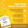 21st Century Biotin Tablets, 10,000 mcg, Unflavored 120 Count view 2