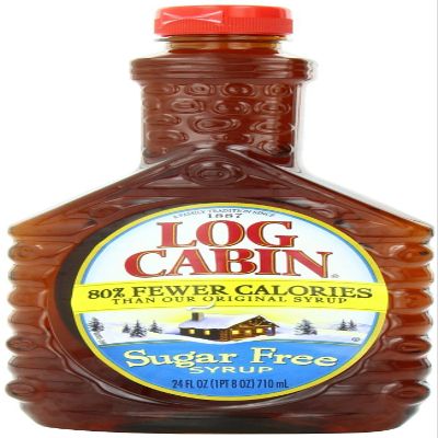 Log Cabin Sugar Free Syrup 24 oz Bottles (2 Pack)