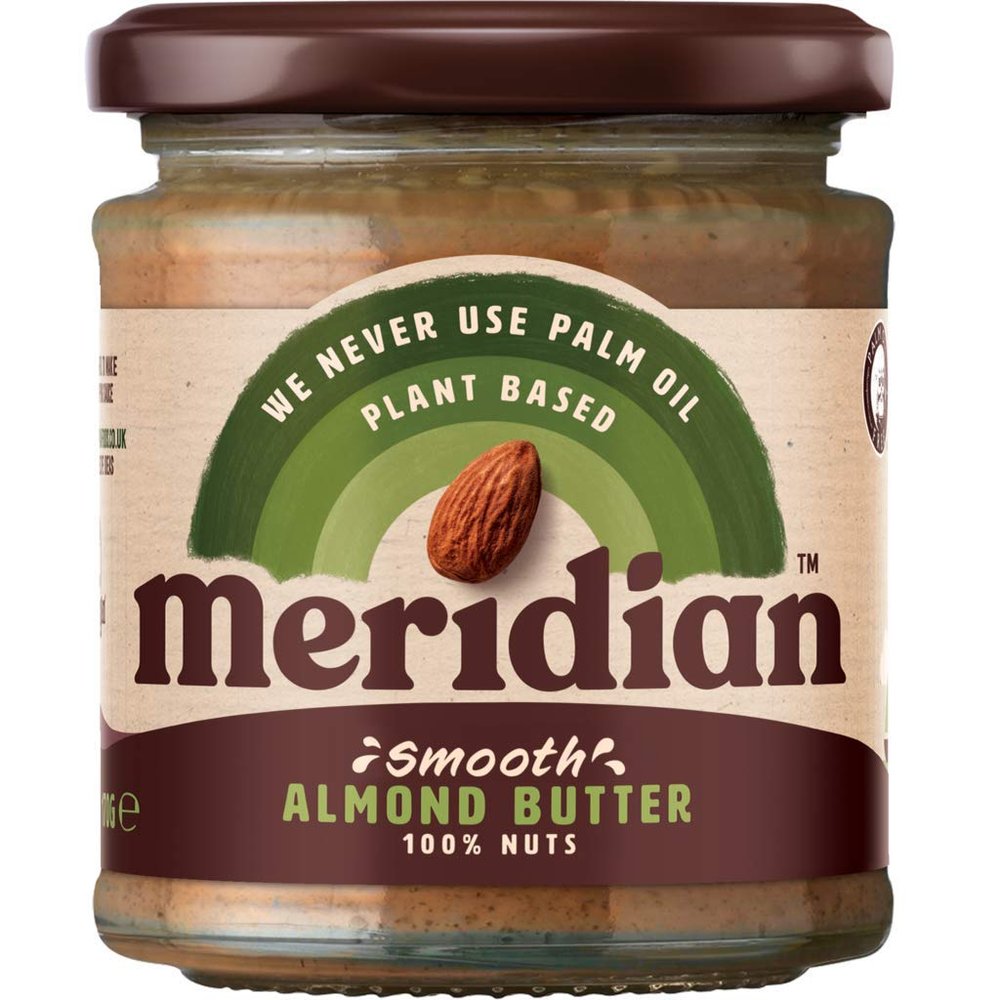 (2 Pack) - Meridian - 100% Smooth Almond Butter | 170g | 2 PACK BUNDLE