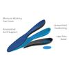 Orthofeet Arch Support Orthotic Inserts Plantar Fasciitis Heel Pain Relief Insoles for Women Biosole-Gel Sport, Size 7 view 2