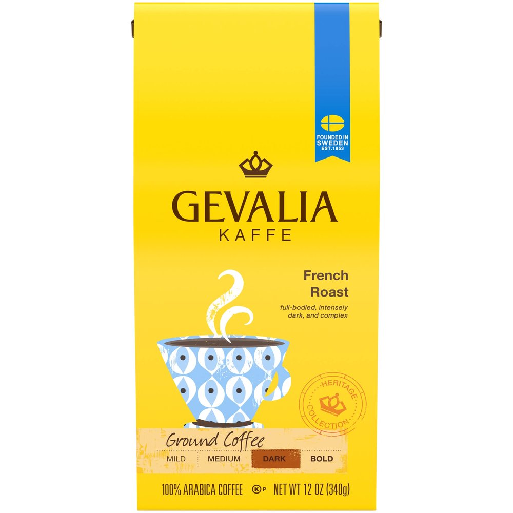 Coffee, French Roast, Ground, 12 Oz Bag