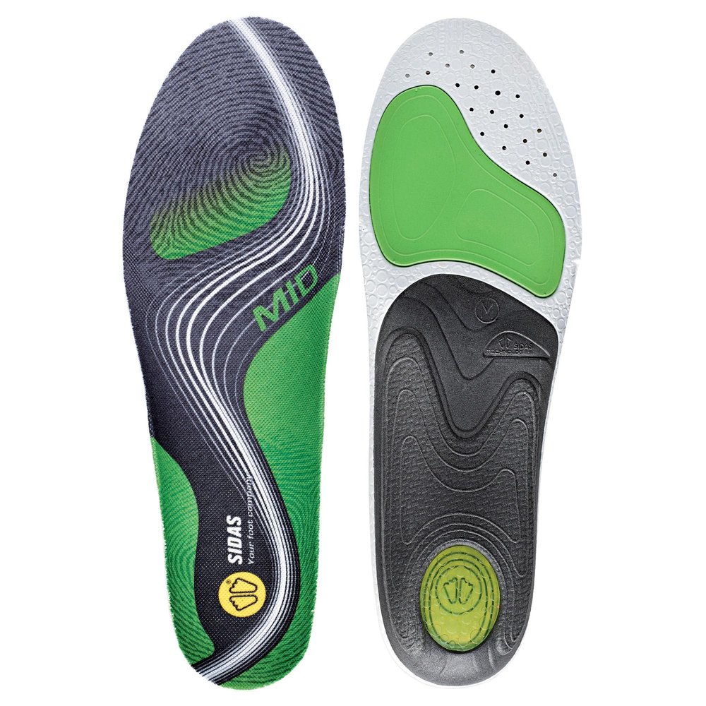 SIDAS Unisex 3Feet Activ' Medium-Arched Feet Multisports All-Year Insoles | Enhanced Heel Cushioning, Medium (39-41)