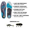 SIDAS Unisex 3Feet Activ' Low-Arched Feet Multisports All-Year Insoles | Enhanced Heel Cushioning, Medium (39-41) view 4