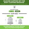 Silicone Cupping Therapy Set Beginner Massage Cupping Cups for Cupping Therapy Cup Kit for Massage, Myofascial Release, Cellulite Reduction view 4