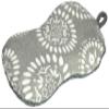 Mkitchen Premuim Sponge for Dishes and Household Cleaning | Microfiber Print and Non-Scratch Scrub Pad (Medallion Gray) view 1