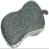 Mkitchen Premuim Sponge for Dishes and Household Cleaning | Microfiber Print and Non-Scratch Scrub Pad (Medallion Gray) view 2