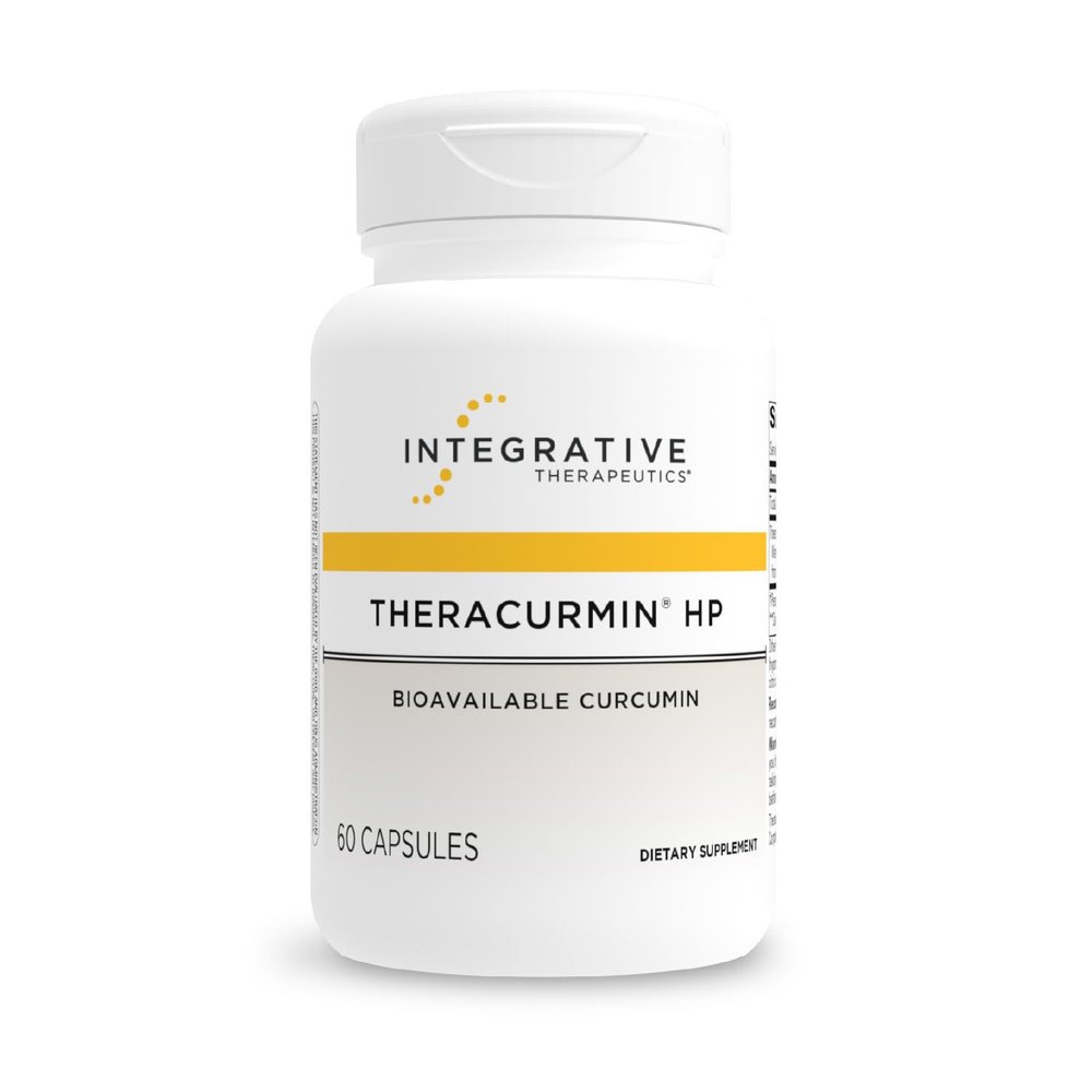 Integrative Therapeutics Theracurmin HP - Heart & Joint Health Support* - Muscle Recovery Support* - 27x More Bioavailable Than Standard Curcumin Extract - 60 Capsules (30 Servings)