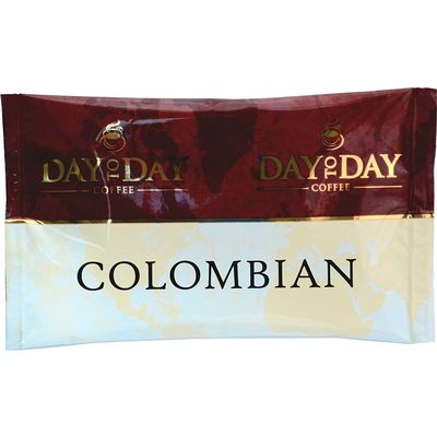 100% Pure Coffee, Colombian Blend, 1.5 oz Pack, 42 Packs/Carton