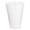 Dart Disposable Insulated Drinking Cup White Styrofoam 12 oz. 25 Ct 12J12 view 2