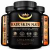 10X Potent Hair Skin and Nail Growth Vitamins Infused with Keratin + Collagen + Silica for Vibrant Hair- Extra Strength Biotin 5000mcg view 1