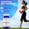 #1 Strontium Bone Healthy Supplement Recommended By Doctors Worldwide 90, Easy To Swallow Veggie Caps Made In The USA view 2