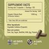 HERBAMAMA Chicory Root Fiber Capsules - 1200mg Chicory Root Powder for Gut Cleanse & Digestive Support - Vegan, Non-GMO Inulin Prebiotic Fiber Supplement view 3