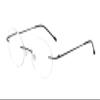 Eyekepper Frameless Eyeglasses Women - Round Rimless Eyewear Men Black view 1