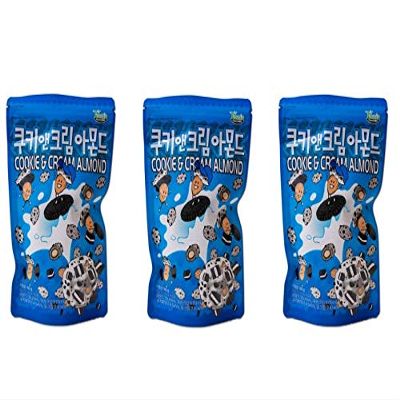 Gilim Tom's Farm Cookie n Cream Almond 190g (Pack of 3)