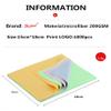 (1000pcs) Microfiber Lens Cloth 5.71in*6.89in Customized Print Logo for Eyeglasses Lens Phone Digital Clean by dhoptical view 2
