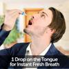 Ice Drops | Flavored Breath Drops - Instant Fresh Breath, Sugar Free, Fat Free - 3.2mL Droppers - 50 count Display (IcyMint) view 4