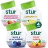 Stur - Founder's Favorites Variety Pack, Natural Water Enhancer, (4 Bottles, Makes 80 Flavored Waters) - Sugar Free, Zero Calories view 1