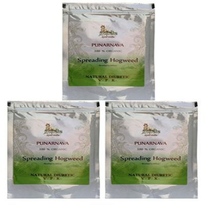 PUNARNAVA Powder 100% USDA Certified Organic - 250gm (Pack of 3) - with Free Gift Samples and Expedited Delivery