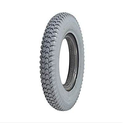 14"x3" (3.00-8) Foam-Filled Mobility Tire (Narrow Lip Profile; 55 mm Bead Width) with C248 Powertrax Tread (2)