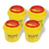4-Pack Sharps Container1/2 Quart,Small Sharp Needle Disposal Containers,Biohazard Medical Containers Sharps Box for Home and Travel Use view 1